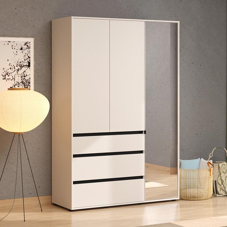 ΝΤΟΥΛΑΠΑ CORBETT 3K3F1O h211 CASHMERE/ΜΑΥΡΟ ΜΑΤ ΧΡΩΜΑ 138x55x211εκ 11014290