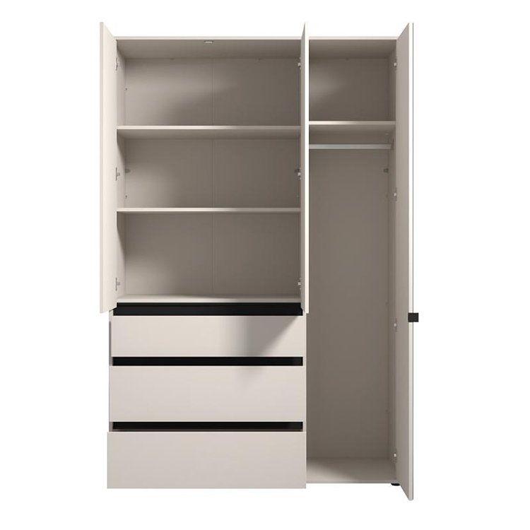 ΝΤΟΥΛΑΠΑ CORBETT 3K3F1O h211 CASHMERE/ΜΑΥΡΟ ΜΑΤ ΧΡΩΜΑ 138x55x211εκ 11014290