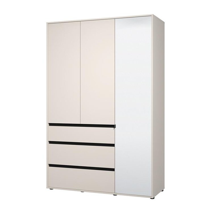 ΝΤΟΥΛΑΠΑ CORBETT 3K3F1O h211 CASHMERE/ΜΑΥΡΟ ΜΑΤ ΧΡΩΜΑ 138x55x211εκ 11014290