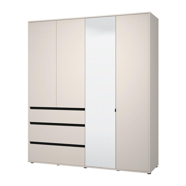 ΝΤΟΥΛΑΠΑ CORBETT 4K3F1O h211 CASHMERE/ΜΑΥΡΟ ΜΑΤ ΧΡΩΜΑ 183x55x211εκ 11014287