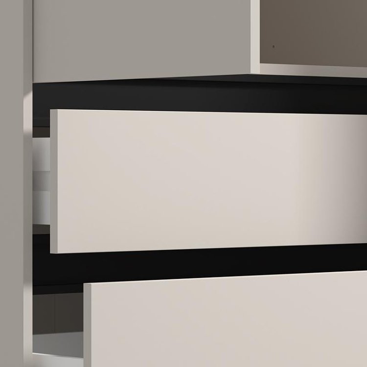 ΝΤΟΥΛΑΠΑ CORBETT 4K3F1O h211 CASHMERE/ΜΑΥΡΟ ΜΑΤ ΧΡΩΜΑ 183x55x211εκ 11014287