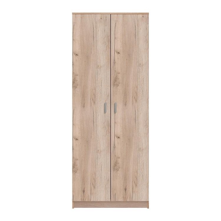 ΝΤΟΥΛΑΠΑ HANA 2Κ GREY OAK 80x52x205εκ 11009044