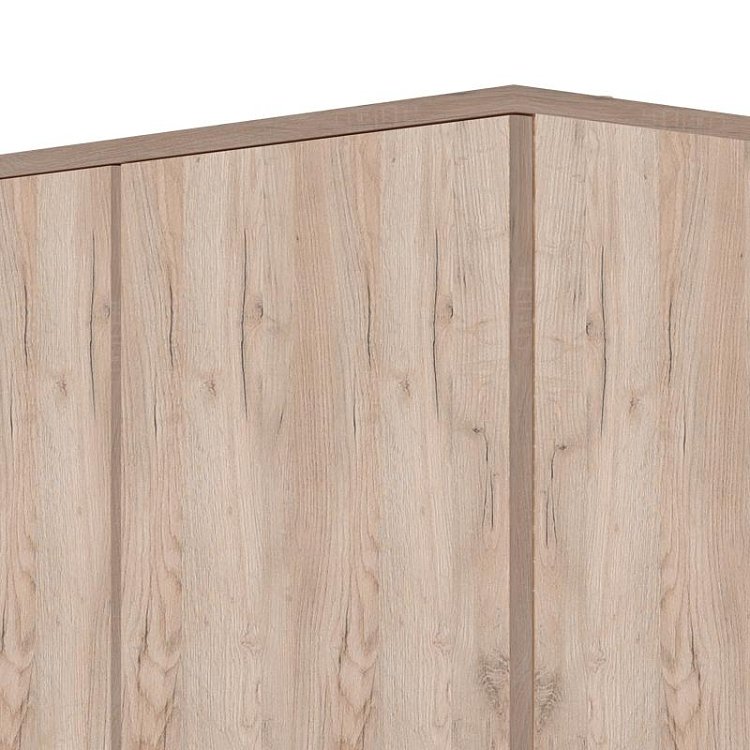 ΝΤΟΥΛΑΠΑ HANA 2Κ GREY OAK 80x52x205εκ 11009044