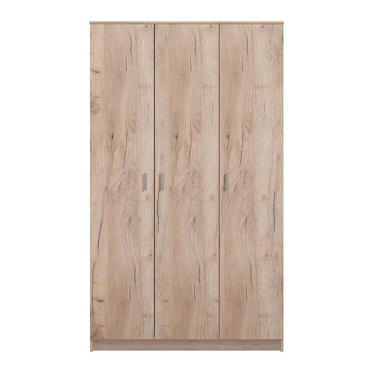 ΝΤΟΥΛΑΠΑ HANA 3K GREY OAK 120x52x205εκ 11009045