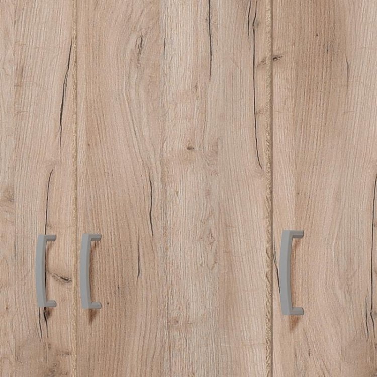 ΝΤΟΥΛΑΠΑ HANA 3K GREY OAK 120x52x205εκ 11009045