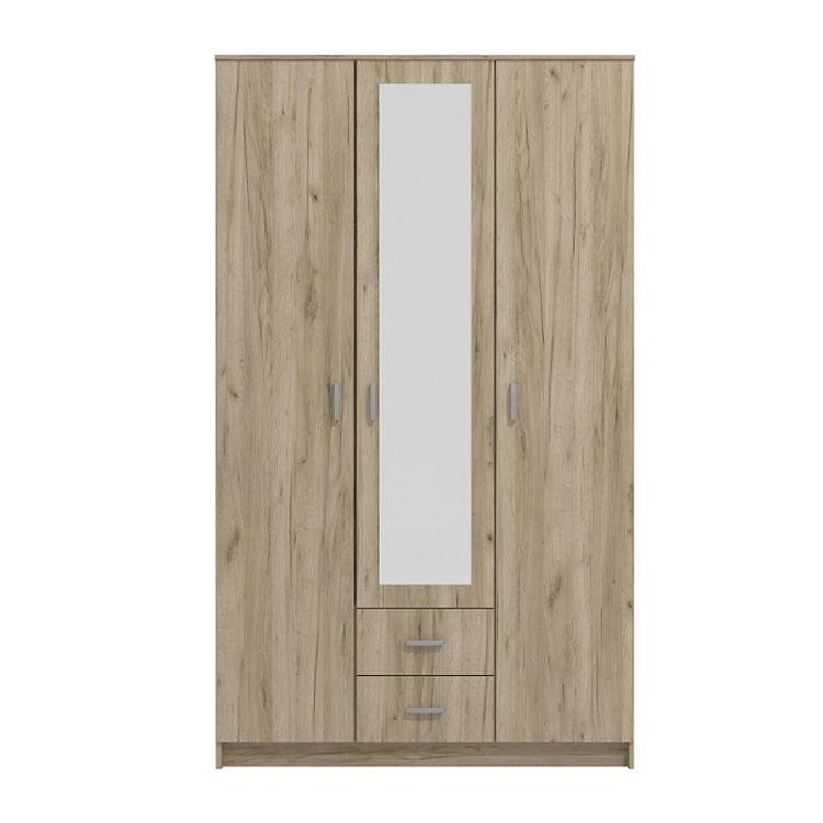 ΝΤΟΥΛΑΠΑ Hana 3Κ2FO GREY OAK 120x52x205εκ 11008713