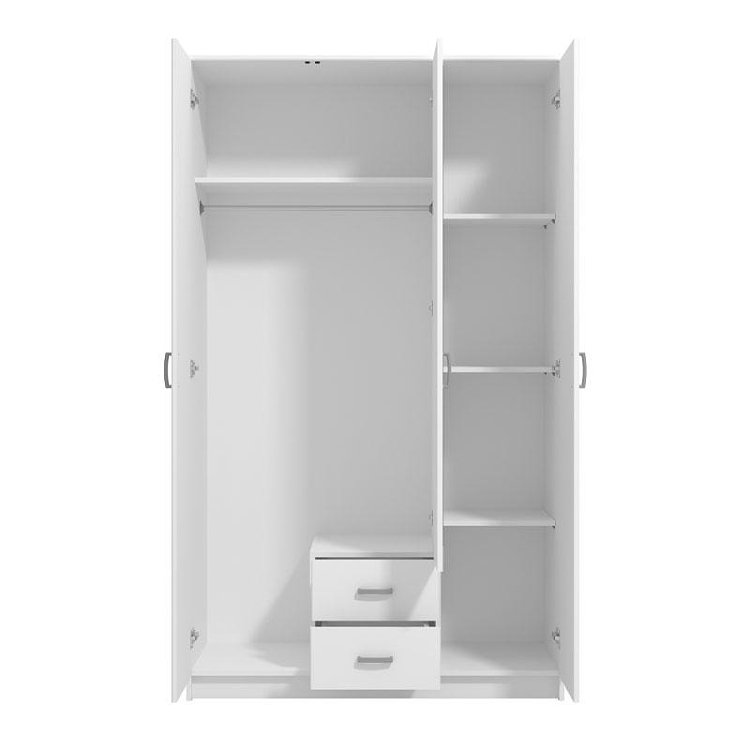 ΝΤΟΥΛΑΠΑ HANA 3K2FO ΛΕΥΚΗ 120x52x205εκ 11008714