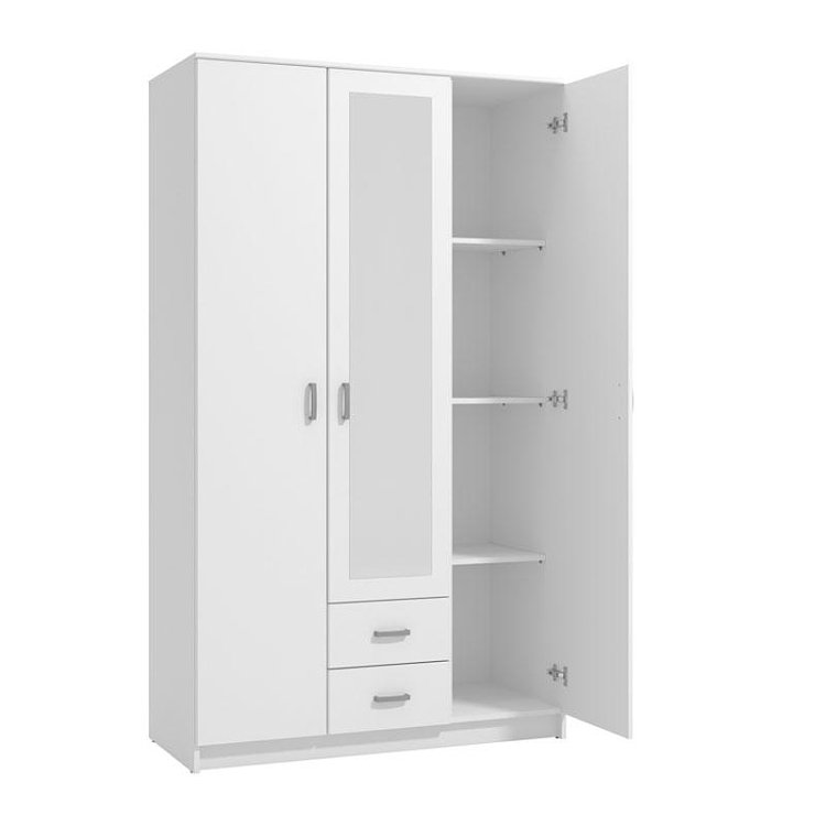 ΝΤΟΥΛΑΠΑ HANA 3K2FO ΛΕΥΚΗ 120x52x205εκ 11008714