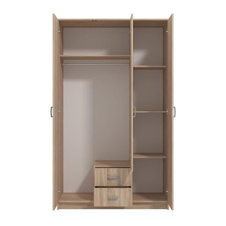ΝΤΟΥΛΑΠΑ HANA 3K2FO SONOMA 120x52x205εκ 11008709