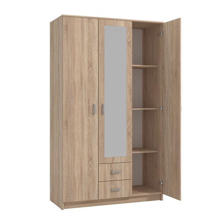 ΝΤΟΥΛΑΠΑ HANA 3K2FO SONOMA 120x52x205εκ 11008709
