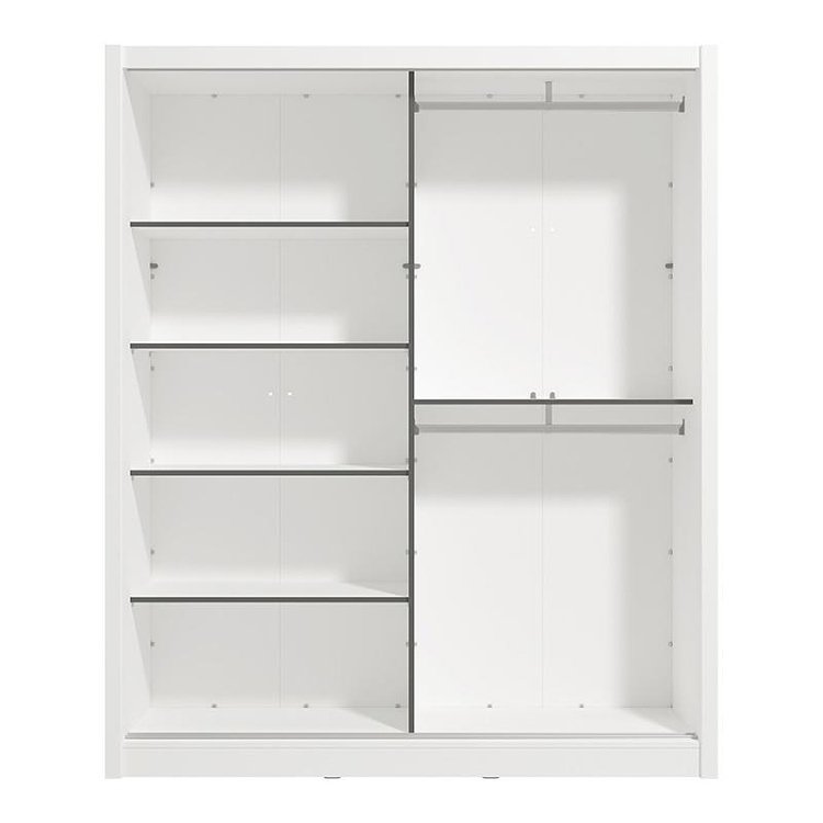 ΝΤΟΥΛΑΠΑ ΜΕ ΚΑΘΡΕΦΤΗ ALBI 180 ΛΕΥΚΟ ΧΡΩΜΑ 180x60x216εκ 11013756