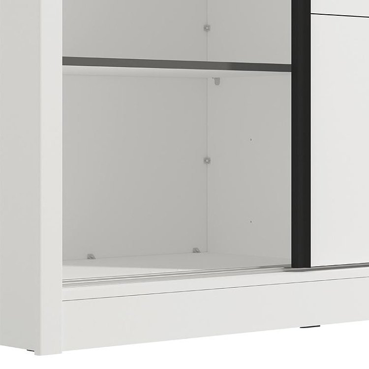 ΝΤΟΥΛΑΠΑ ΜΕ ΚΑΘΡΕΦΤΗ ALBI 180 ΛΕΥΚΟ ΧΡΩΜΑ 180x60x216εκ 11013756