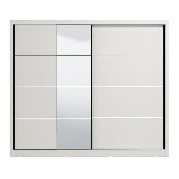ΝΤΟΥΛΑΠΑ ΜΕ ΚΑΘΡΕΦΤΗ ALBI 245 ΛΕΥΚΟ ΧΡΩΜΑ 245x60x216εκ 11013763
