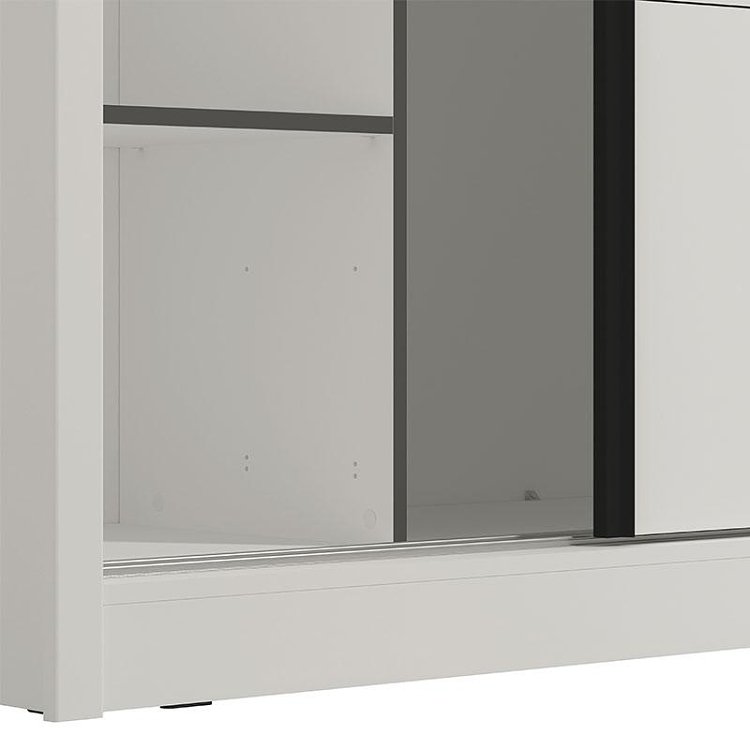 ΝΤΟΥΛΑΠΑ ΜΕ ΚΑΘΡΕΦΤΗ ALBI 245 ΛΕΥΚΟ ΧΡΩΜΑ 245x60x216εκ 11013763