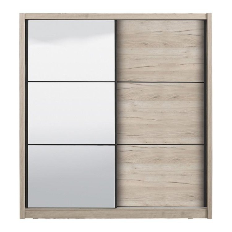 ΝΤΟΥΛΑΠΑ NAVARA ΜΕ ΚΑΘΡΕΦΤΗ 215 OG GREY OAK 213x60x215,5 11008278