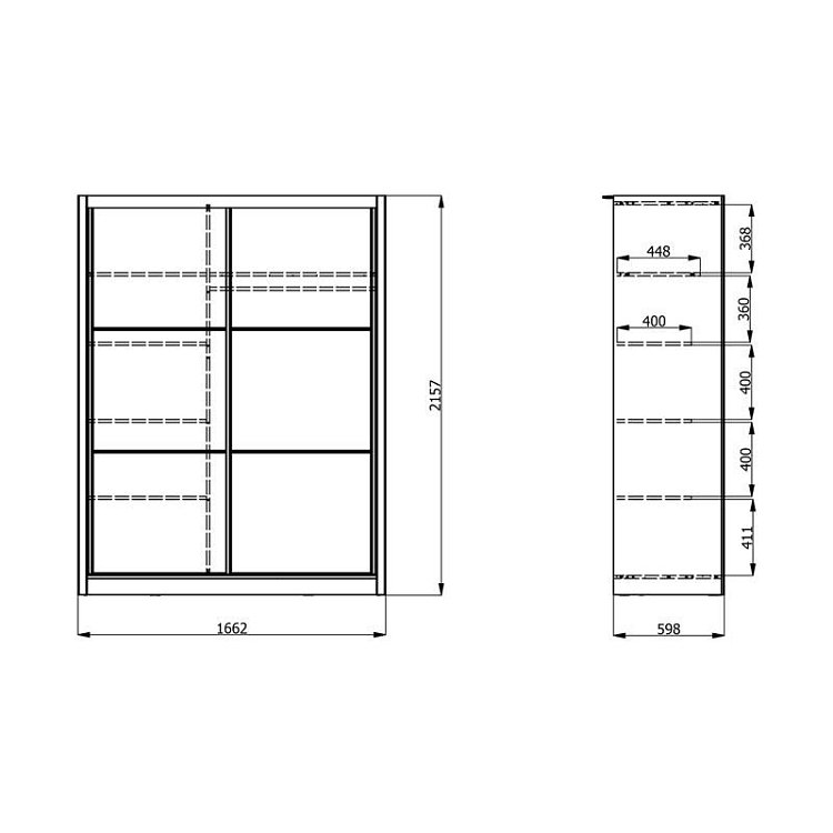 ΝΤΟΥΛΑΠΑ NAVARA 165 ARTISAN OAK 166x60x215,5 11008273