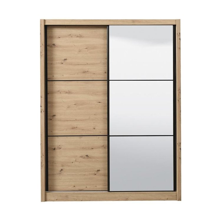 ΝΤΟΥΛΑΠΑ NAVARA 165 ΜΕ ΚΑΘΡΕΦΤΗ ARTISAN OAK 166x60x215,5 11008275