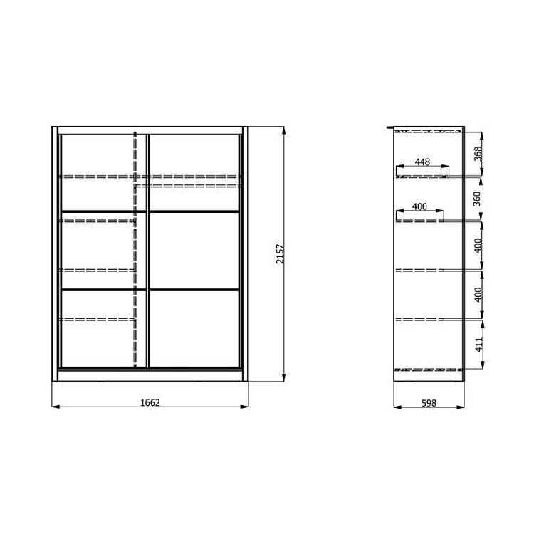 ΝΤΟΥΛΑΠΑ NAVARA 165 ΜΕ ΚΑΘΡΕΦΤΗ ARTISAN OAK 166x60x215,5 11008275