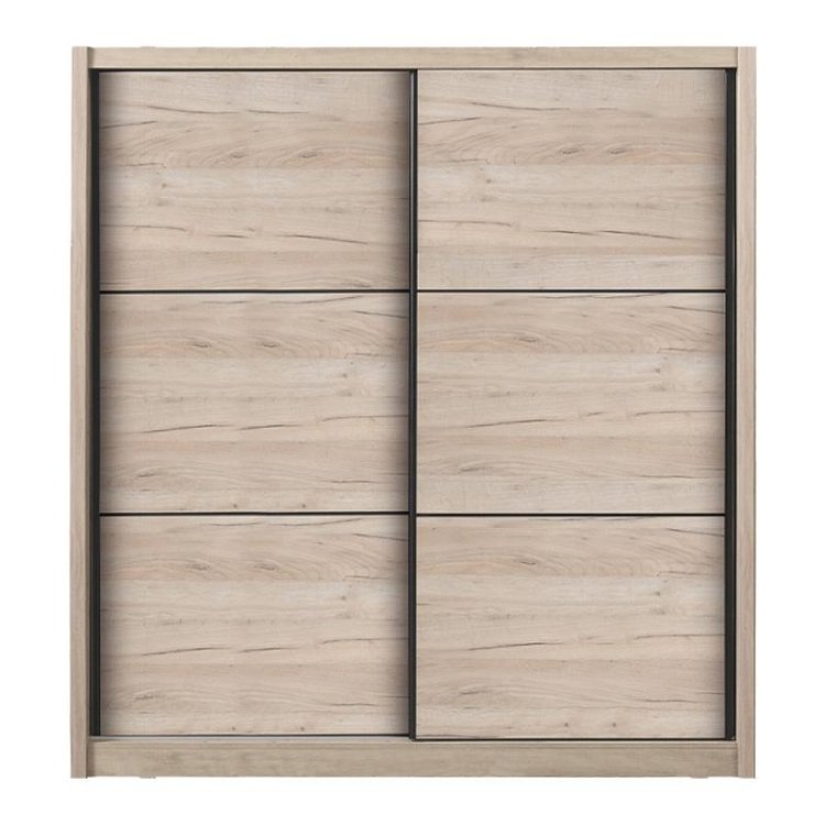 ΝΤΟΥΛΑΠΑ NAVARA 215 GREY OAK 213x60x215,5εκ 11008276