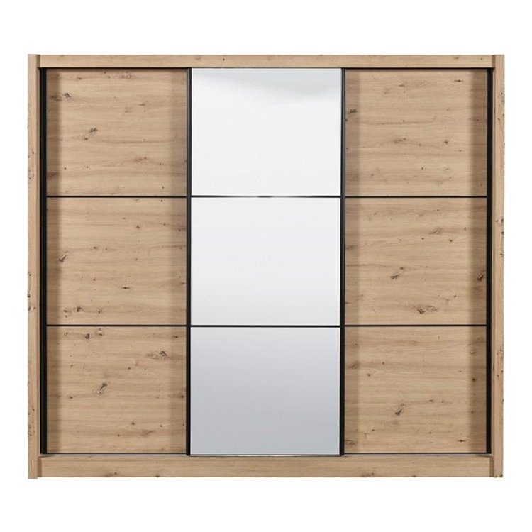 ΝΤΟΥΛΑΠΑ NAVARA ΜΕ ΚΑΘΡΕΦΤΗ 245 OG ARTISAN OAK 242x60x215,5εκ 11008281
