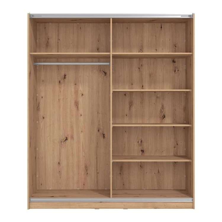 ΝΤΟΥΛΑΠΑ SARDINIA 180 OG ARTISAN OAK / ΜΑΥΡΟ 179x62.5x210εκ 11011118