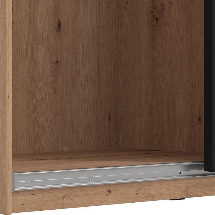 ΝΤΟΥΛΑΠΑ SARDINIA 270 ARTISAN OAK / ΜΑΥΡΟ 262.5x65.5x224εκ 11011184