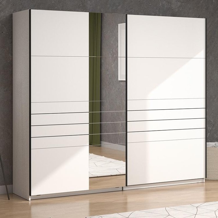 ΝΤΟΥΛΑΠΑ VEYMONT 245 OG h217 ΛΕΥΚΟ ΧΡΩΜΑ 245x61x218εκ 11014305