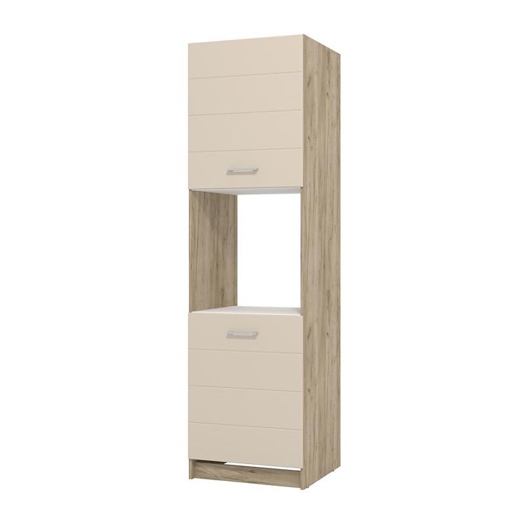ΝΤΟΥΛΑΠΙ ΚΟΥΖΙΝΑΣ DIANA BD 60 GREY OAK-SAND ΓΥΑΛΙΣΤΕΡΟ FOIL 60x58x215εκ 11011581