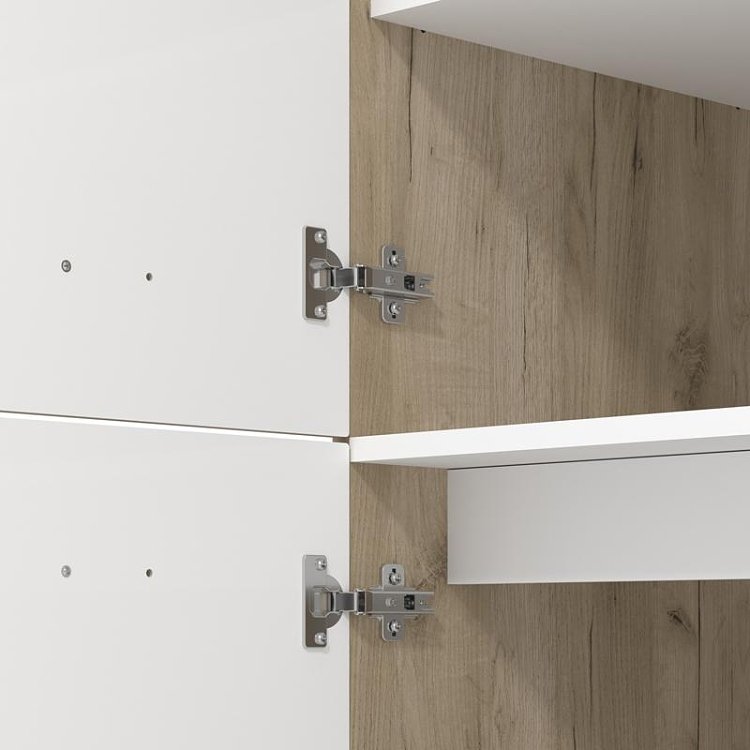 ΝΤΟΥΛΑΠΙ ΚΟΥΖΙΝΑΣ DIANA BD 60 GREY OAK-SAND ΓΥΑΛΙΣΤΕΡΟ FOIL 60x58x215εκ 11011581
