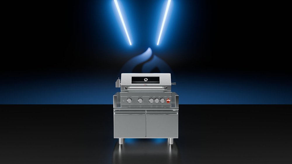 THERMOGATZ TGH-BI-B4-G BBQ Υγραερίου Μαύρο 19.3kW 03.313.417