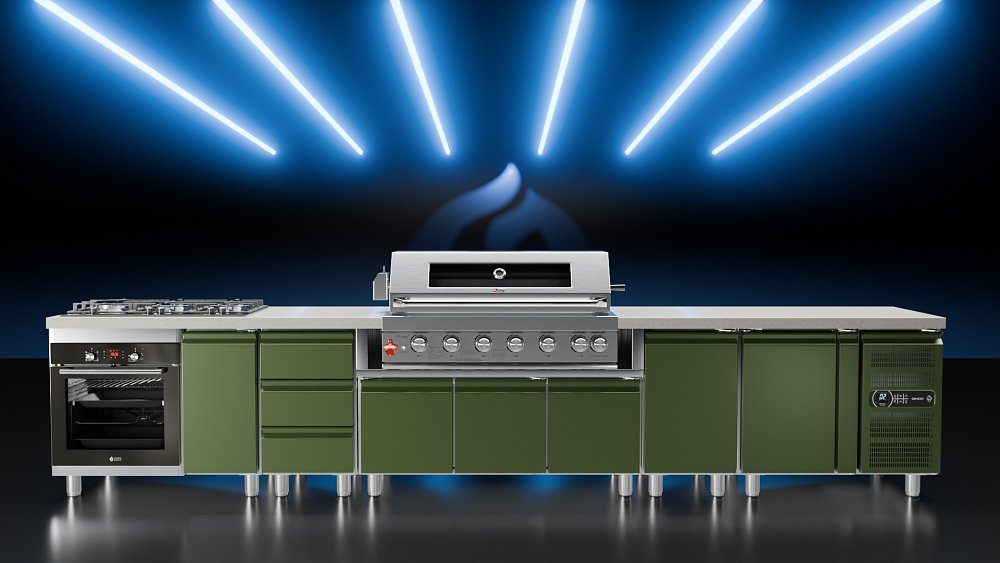 THERMOGATZ TGH-BI-B8B-G BBQ Υγραερίου 26.7kW 03.313.418