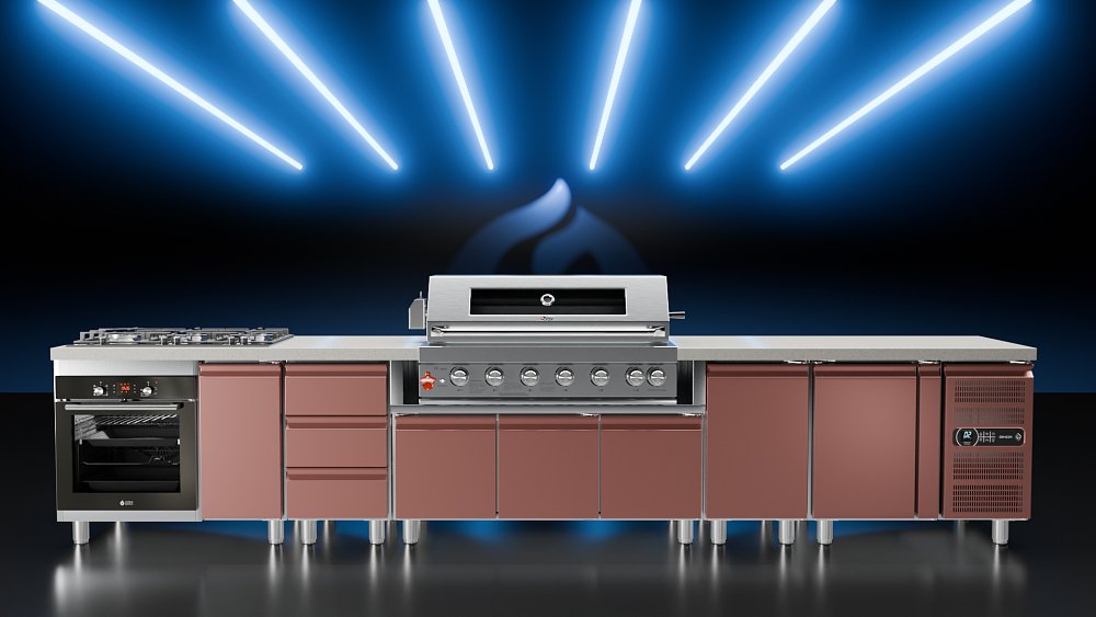 THERMOGATZ TGH-BI-B8B-G BBQ Υγραερίου 26.7kW 03.313.418
