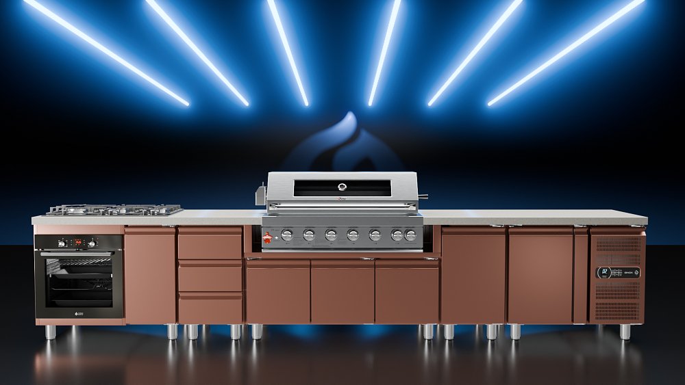 THERMOGATZ TGH-BI-B8B-G BBQ Υγραερίου 26.7kW 03.313.418