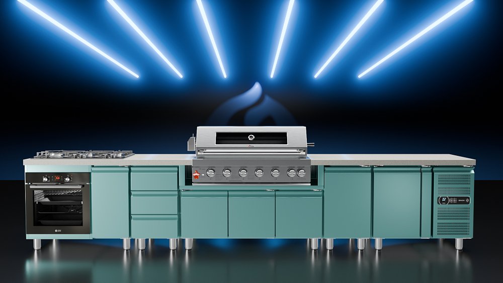 THERMOGATZ TGH-BI-B8B-G BBQ Υγραερίου 26.7kW 03.313.418
