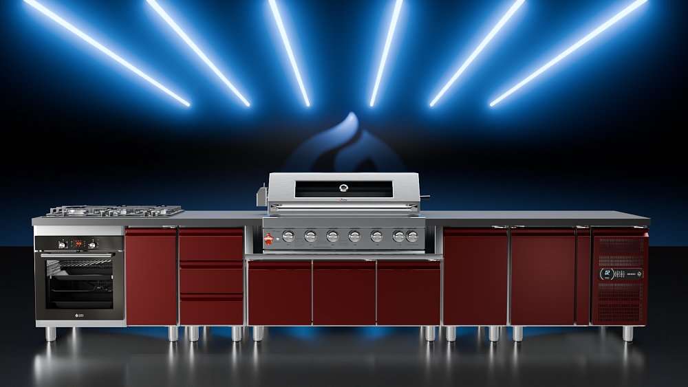 THERMOGATZ TGH-BI-B8B-G BBQ Υγραερίου 26.7kW 03.313.418