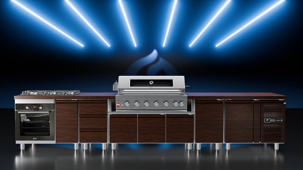 THERMOGATZ TGH-BI-B8B-G BBQ Υγραερίου 26.7kW 03.313.418