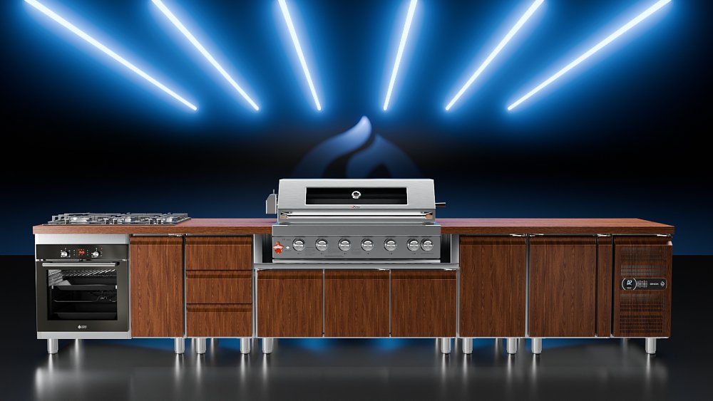THERMOGATZ TGH-BI-B8B-G BBQ Υγραερίου 26.7kW 03.313.418