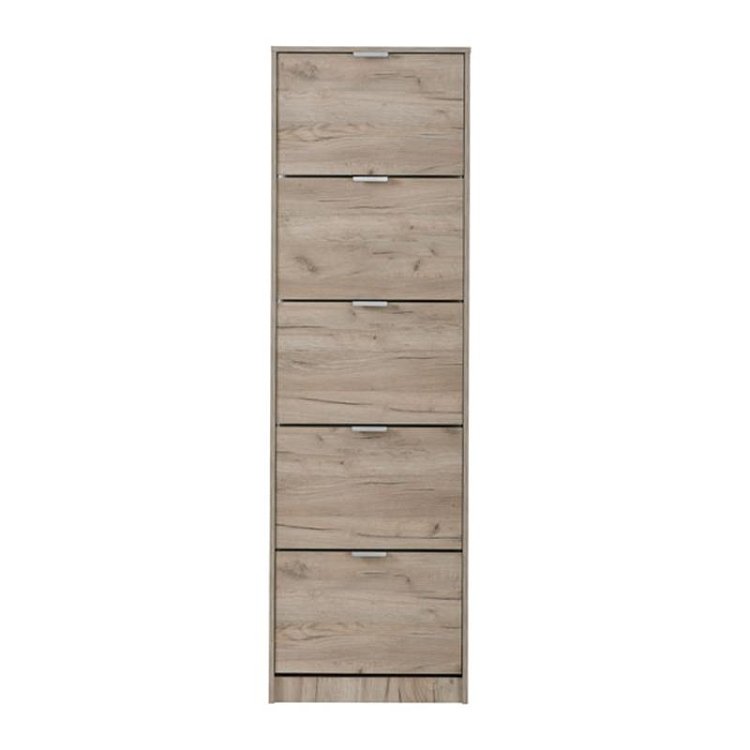 ΠΑΠΟΥΤΣΟΘΗΚΗ Base 15 GREY OAK 58x18x191,5εκ 11008513