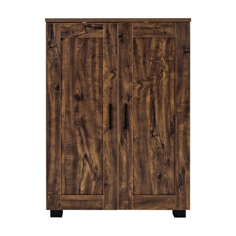 ΠΑΠΟΥΤΣΟΘΗΚΗ Fylliana "Cubo" ΜΕ 4 ΡΑΦΙΑ ΧΡΩΜΑ BROWN OAK 60x33x84εκ 271-226-084