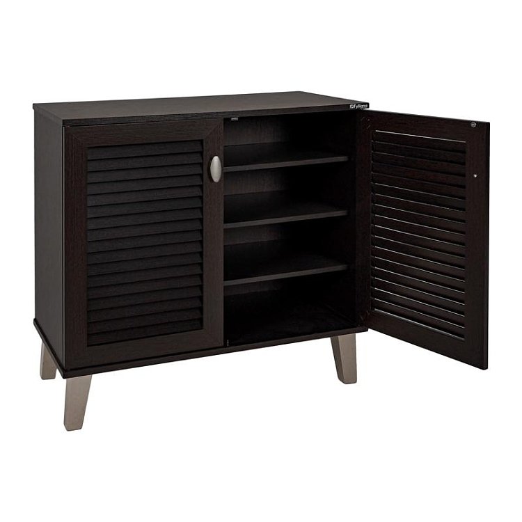 ΠΑΠΟΥΤΣΟΘΗΚΗ Fylliana FP-01 WENGE ΜΕ 4 ΡΑΦΙΑ 75x36,8x74,5εκ 932-92-002