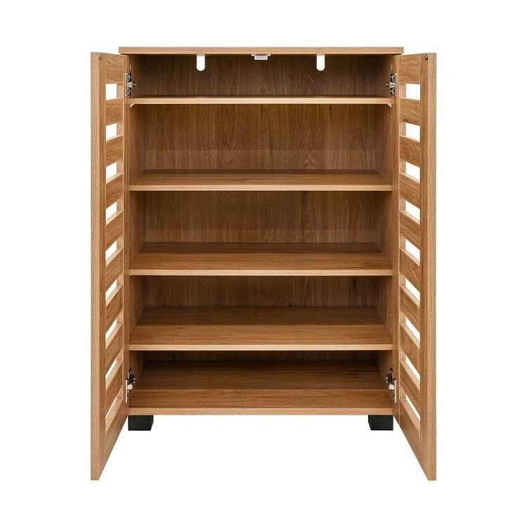ΠΑΠΟΥΤΣΟΘΗΚΗ Fylliana "Vento" ΜΕ 4 ΡΑΦΙΑ ΧΡΩΜΑ Artisan OAK 60x33x87εκ 271-226-080