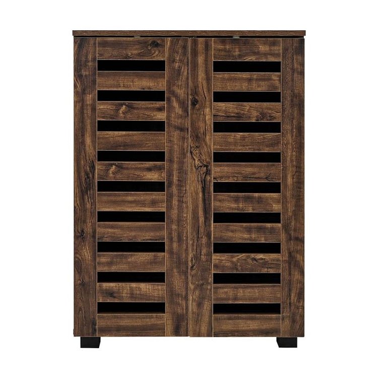 ΠΑΠΟΥΤΣΟΘΗΚΗ Fylliana "Vento" ΜΕ 4 ΡΑΦΙΑ ΧΡΩΜΑ BROWN OAK 60x33x87εκ 271-226-081