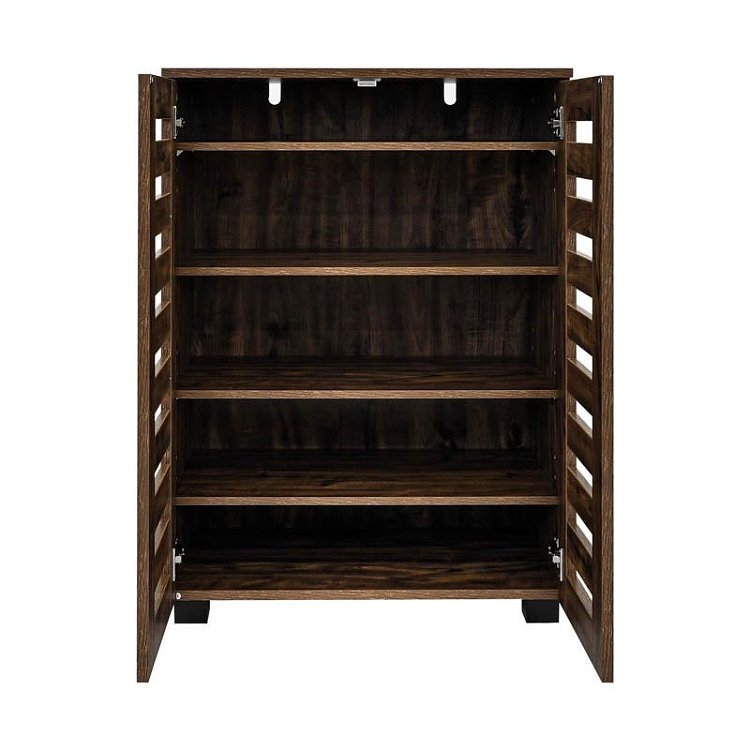 ΠΑΠΟΥΤΣΟΘΗΚΗ Fylliana "Vento" ΜΕ 4 ΡΑΦΙΑ ΧΡΩΜΑ BROWN OAK 60x33x87εκ 271-226-081