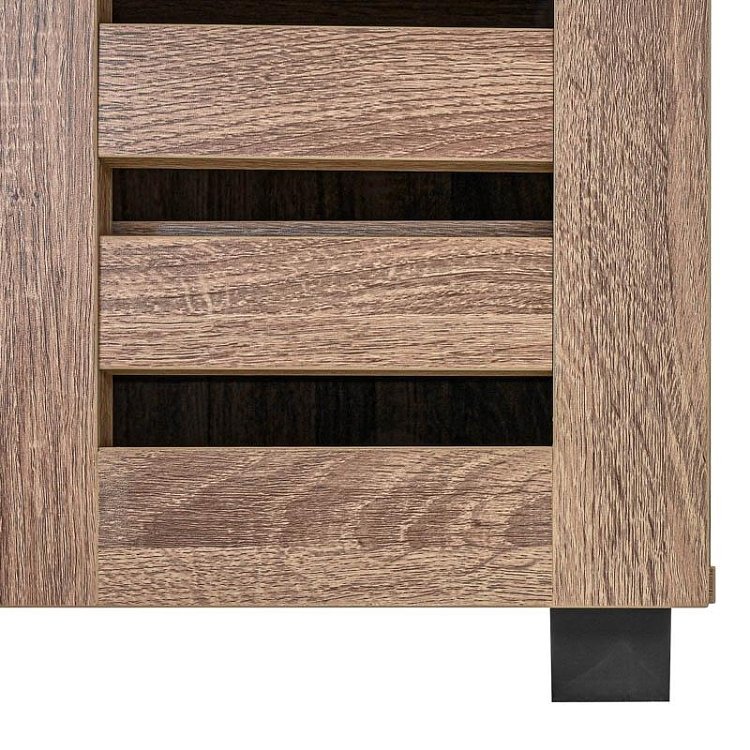 ΠΑΠΟΥΤΣΟΘΗΚΗ Fylliana "Vento" ΜΕ 4 ΡΑΦΙΑ ΧΡΩΜΑ GREY OAK 60x33x87εκ 271-226-079