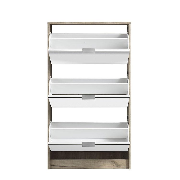 ΠΑΠΟΥΤΣΟΘΗΚΗ Hugo 23 Grey Oak ΜΕ ΚΑΘΡΕΦΤΗ 67x28x119εκ 11008519
