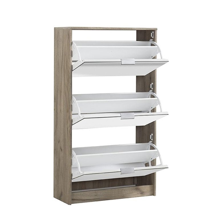 ΠΑΠΟΥΤΣΟΘΗΚΗ Hugo 23 Grey Oak ΜΕ ΚΑΘΡΕΦΤΗ 67x28x119εκ 11008519