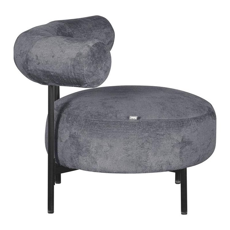 ΠΟΛΥΘΡΟΝΑ Fylliana 0274 ΓΚΡΙ ΥΦΑΣΜΑ 70x80x72εκ 617-124-096