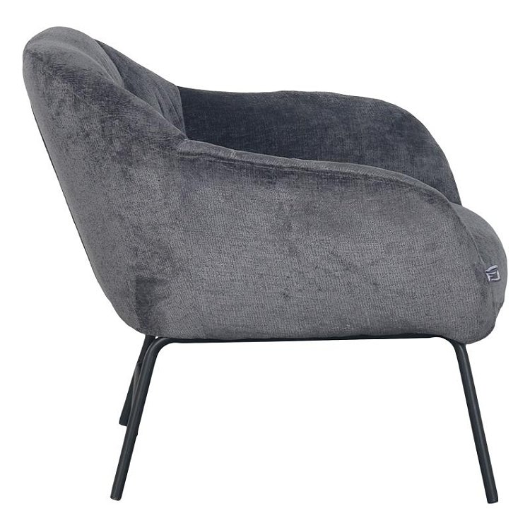 ΠΟΛΥΘΡΟΝΑ Fylliana 0276 ΓΚΡΙ ΥΦΑΣΜΑ 82x79x73εκ 617-124-100