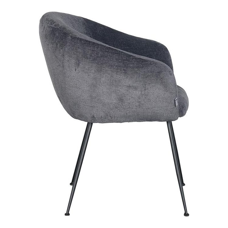 ΠΟΛΥΘΡΟΝΑ Fylliana 1280 ΓΚΡΙ ΥΦΑΣΜΑ 62x60x79εκ 617-124-104