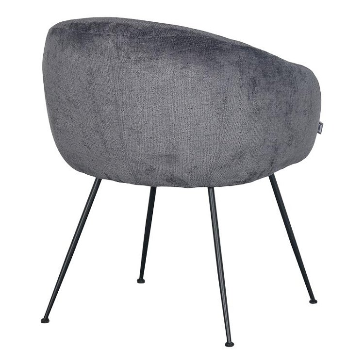 ΠΟΛΥΘΡΟΝΑ Fylliana 1280 ΓΚΡΙ ΥΦΑΣΜΑ 62x60x79εκ 617-124-104